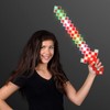 FlashingBlinkyLights Light Up 8-Bit Green & Red Christmas Sword Pixel