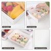 DeziWood 8 x 6 Inch Paper Charcuterie Boxes with Clear
