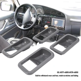 4 Pcs Inner Door Handle Bezel 69277-60010 Replacement for 80 Series FJ80 FZJ80 HDJ80 HDJ81 HZJ80 HZJ81 1991-1997