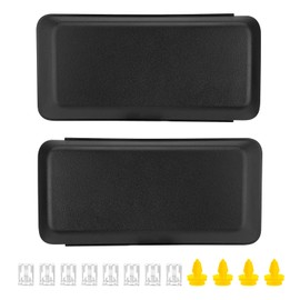 YEHERIT Front Bumper Guard Pads Compatible with Ford F-150 F150 2018-2020, Replace JL3Z17E810AB, Front Left Driver & Right Passenger Side Cap Inserts Bumper Cover, Black