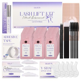CALAILIS Lash Lift Kit, 2025 Updated Eyelash Lift Kit, Semi-Permanent Eyelash Curling Eyelash Perm Kit Suitable for Salon and DIY at Home Use Lash Perm Kit for Beginner and Professional (Upgrade)