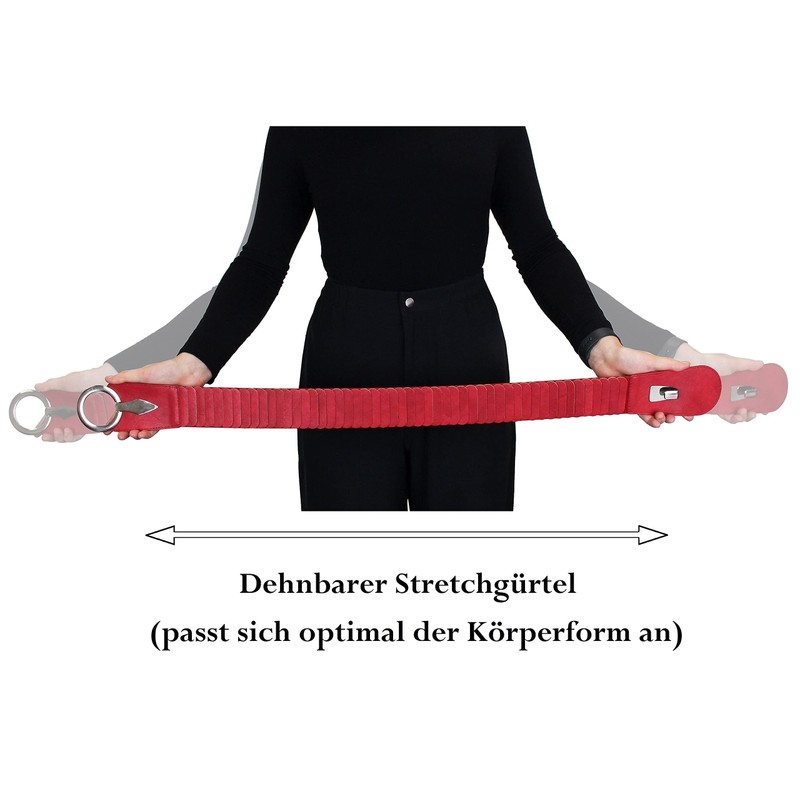 Vanessa & Melissa Ladies Elastic Waist Belt 6cm Wide Waist