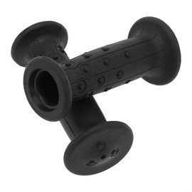 Rubber Grips 18mm for BTWIN Kids Bike 14 16 Inch (G133 Black Pai)