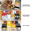ZECENN Coffee Pod Holder Storage for Counter, Clear Organizer for
