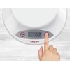 BEPER BP.802 Digital Kitchen Scale, Removable Transparent Bowl, Solid and