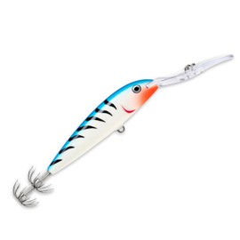 Rapala Deep Squid 9 cm 15g - Squid Bait, Colour: Glow Blue Tiger