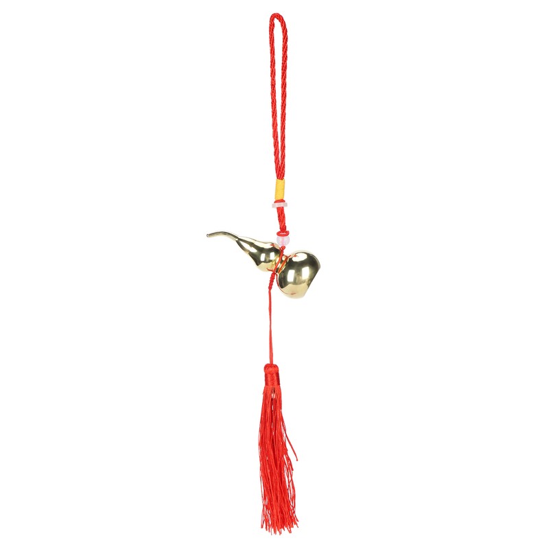 Gourd Pendant Brass Material Calabash Shape Decoration Auspicious Crafts with