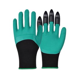 Living Today Gardening Gloves, Tough Garden Gloves with Claws Digging soil and planting gardening gloves garden split claw gloves (1 pair)