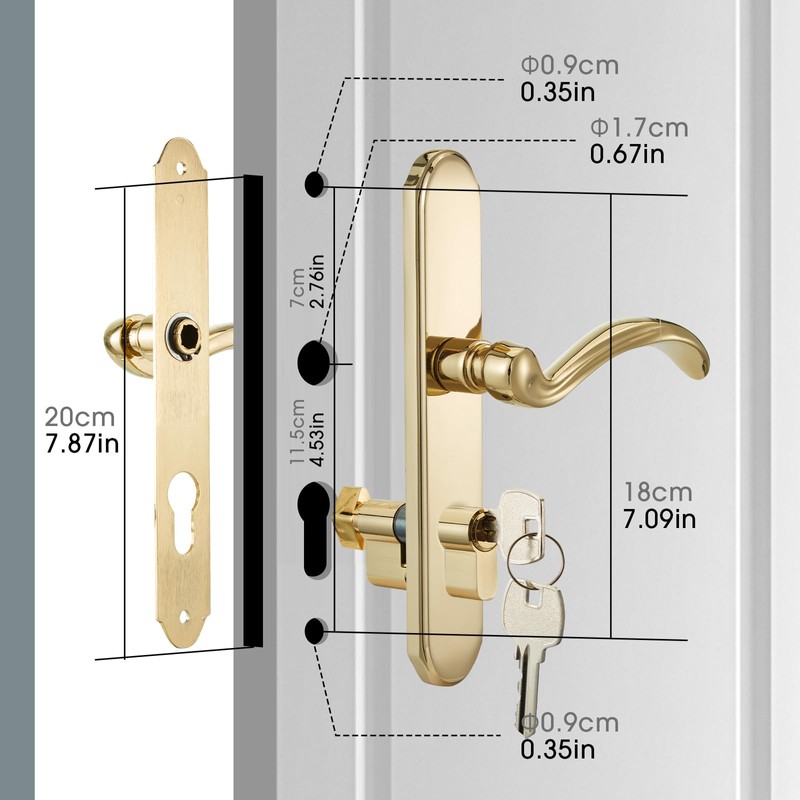 MaxxGeek Storm Door Handle Accessory Set fit Pella Storm Door