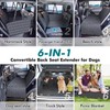 Chumajor Back Seat Extender for Dogs-Supports 400lb,Waterproof Dog Car Seat