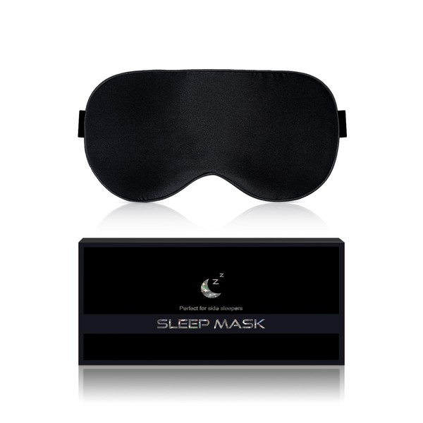 Aosun Silk Sleep Mask for Side Sleepers, 22 Momme, 100%