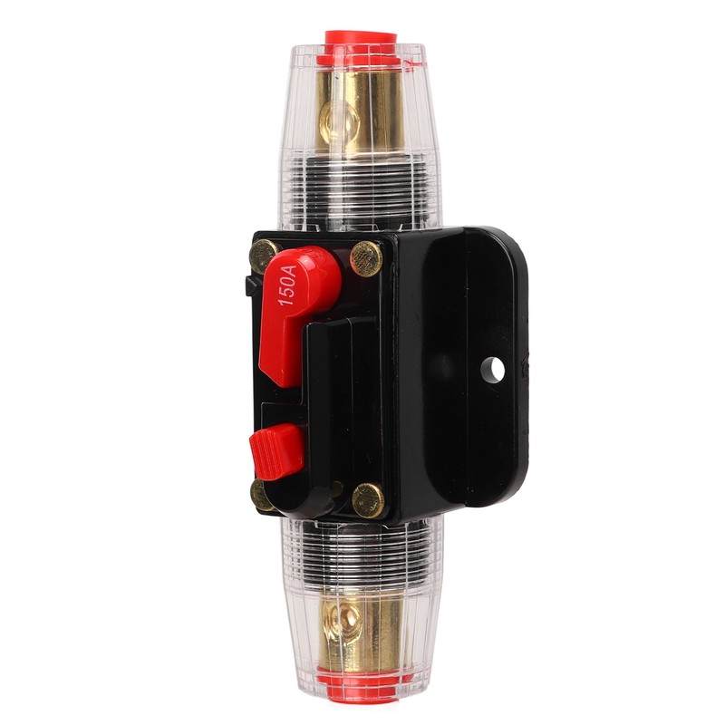 12‑24V Inline Circuit Breaker with Manual Reset Fuse Holder Battery