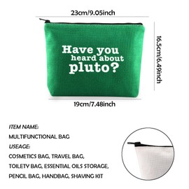 WCGXKO TV Show Merchandise Pineapple Makeup Zipper Pouch Bag Shawn and Gus Fan Gift (Heard About CA)