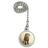 GRAPHICS & MORE Chocolate Lab Labrador Puppy Dog Crown Necklace
