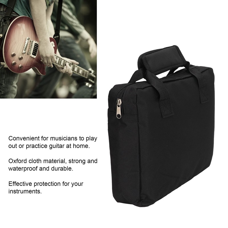 Guitar Effect Pedal Bag Black Hard Waterproof Wear Resistant Effect