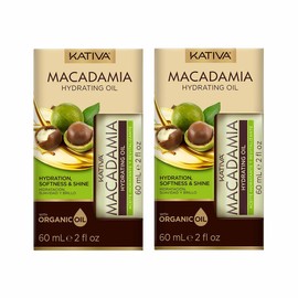 2 Pack KATIVA Macadamia Hydrating Oil 60 mL