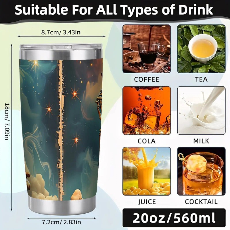 Stylish Collection Series 20oz Double Silver Side Stainless Steel Tumblercapacity:
