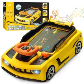Dy-Go Adventure Racing Car Steering Wheel Toy for Kids Interactive Simulation Driving