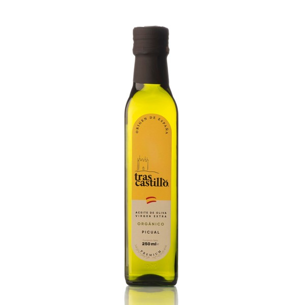 Aceite de Oliva Virgen Extra Orgánico Picual, 250 ml, Trascastillo