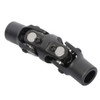OCPTY Black Universal Steering Shaft U-Joint Coupler 3/4" Round *
