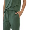 Joyaria Jogger Pajama Set for Women Ultra Soft Bamboo Pj