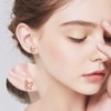 HOOHWE Pig Earrings Jewelry Gifts for Women Girls 925 Sterling