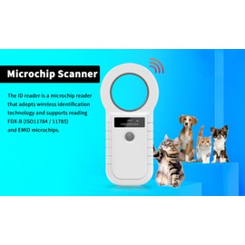 Black Pet Microchip Reader