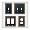 Franklin Brass W35058-VBC-C Classic Beaded single Toggle Switch Wall Plate