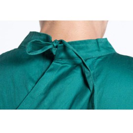 Milisten Medical Isolation Gowns Protective Coverall Safety Apron Clothing Overall Labour Suit for Hospital Industries Doctor Nurse Size XL Dark Green