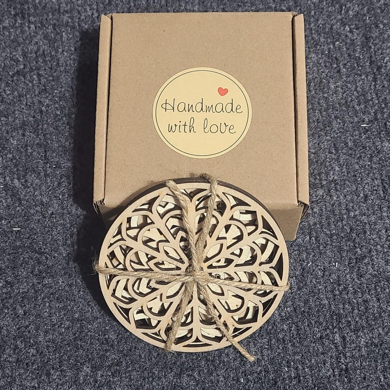 Set of 4 Wooden Sourdough Stencils - Bread Baking Stencil