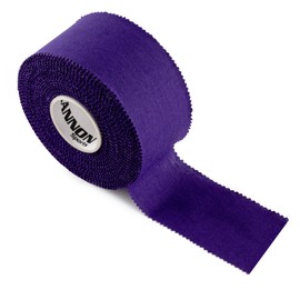 Premium Athletic Tape - Easy Tear, No Residue, Strong Support - Hypoallergenic & Breathable - Ideal for Sprains, Strains, First Aid (1.5in x 45ft), Single Roll (Purple)