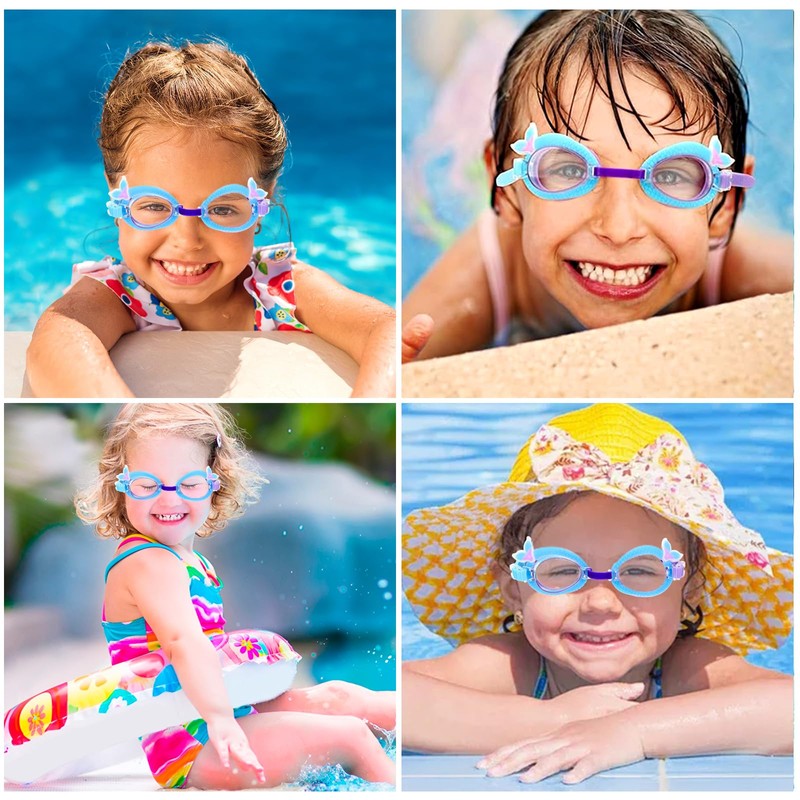 truee Swimming Goggles for Children, Cute Mermaid Swimming Goggles, Children's