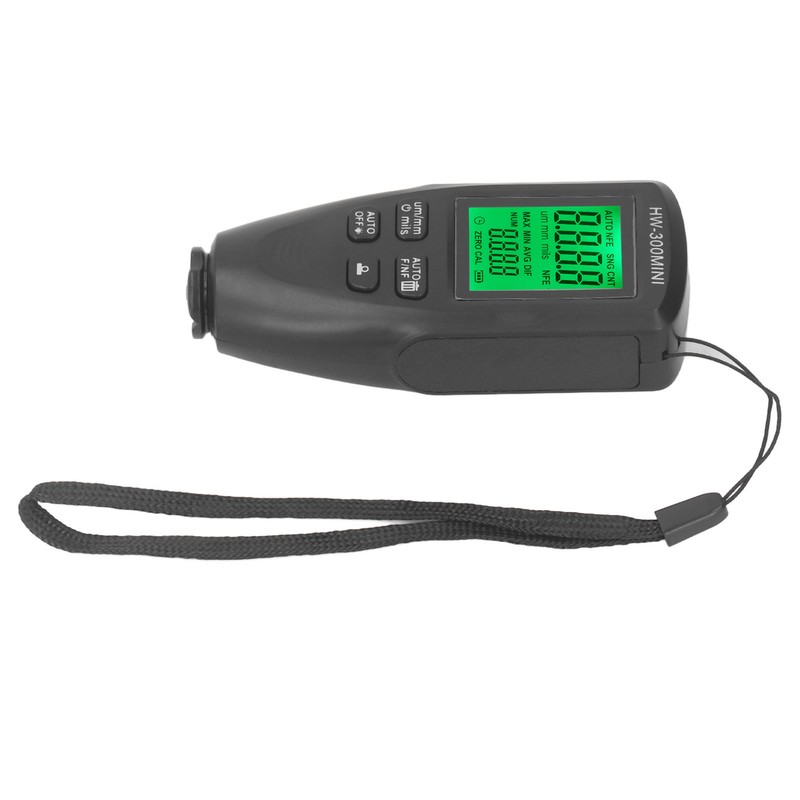 0 to 2000UM Paint Mil Thickness Meter Gauge High Precision