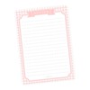 nikima Schönes für Kinder - A5 Notepad Vichy Chequered Pink