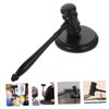 Operitacx Handmade Wooden Gavel Hammer Set Judge Mallet with Comfortable
