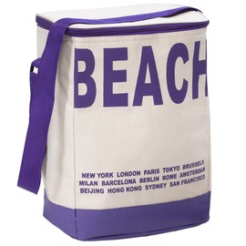 MONZANA® Cooler Cool Bag Coolbox 20L Insulated Large Shoulderstrap Keeps Food Cool & Fresh - Purple