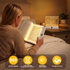 Book Light, Led Reading Book Light Page Rechargeable, Lumalit Flat