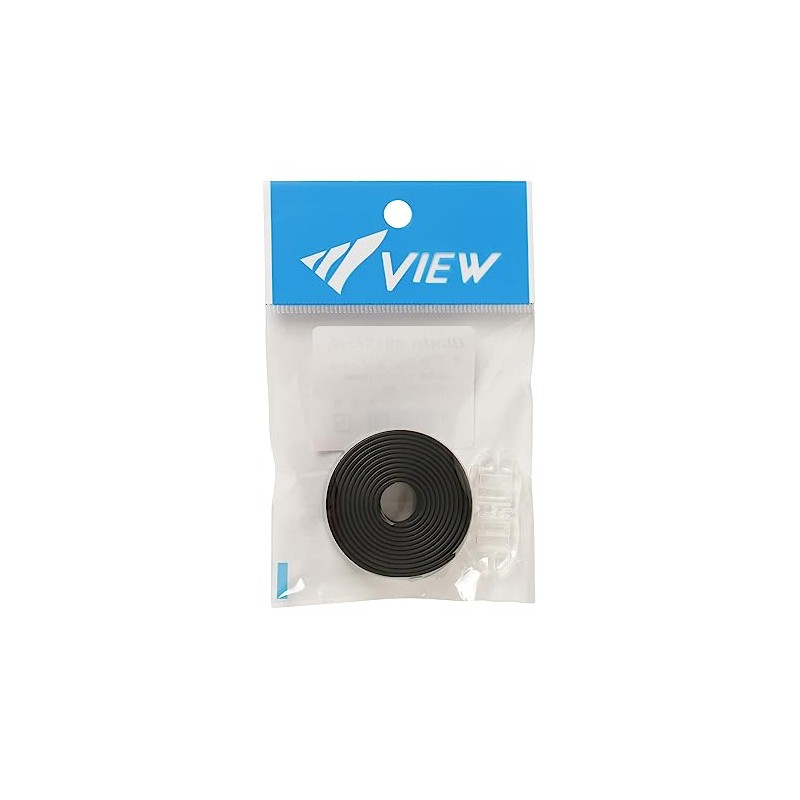 [View] VB120H BK Solid Color Strap for Swimming Goggles, Made