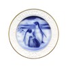 Okura Toen 2024 Christmas Plate "Adelie Penguin Parent and Child"