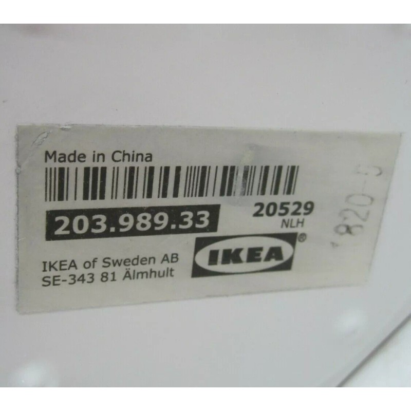IKEA Set of 2 Ikea Candle Holders White and Clear