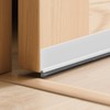 Szaboviktoria 100 cm Weiß Türdichtung, Zugluftstopper für Türen, Bürstendichtung Selbstklebend,