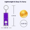 Daemson UV Keychain Flashlight, Compact Tiny Led Keychain Flashlight Set