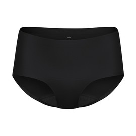 KNIX Women Leakproof Period Underwear Boyshort – Heavy Flow Protection, Absorbs 4–7 Super Tampons - Black, X-Large (1 Pack)