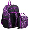 FUEL Teens Student Water Resistant Backpack Set Lunch Bookbag Bag