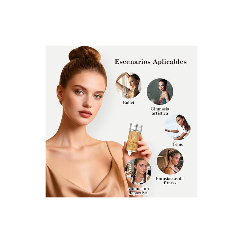 Juego de 5 Piezas de Cera para Cabello Mujer, Barra