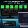 GoodTop 6 Port 2.5Gb Smart Managed Switch,4 x 2.5GbE Ports,2