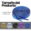 Agujetas Planas Glitter Cordones Zapato Tenis Brillo 5 Pares