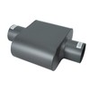 Pair of Single Chamber Performance Race Muffler 3" Center/Center Universal