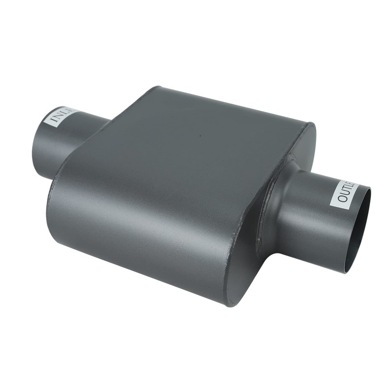Pair of Single Chamber Performance Race Muffler 3" Center/Center Universal