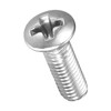 METALLIXITY Phillips Cross Recessed Countersunk Head Screws Bolts (#2-56x3/8) 100Pcs,